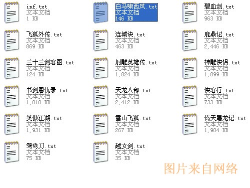金庸作品集TXT下载资源-金庸原著全集TXT免费下载